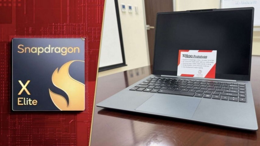 Tuxedo yeni notebook modeli Snapdragon X Elite işlemciyle de çalışacak