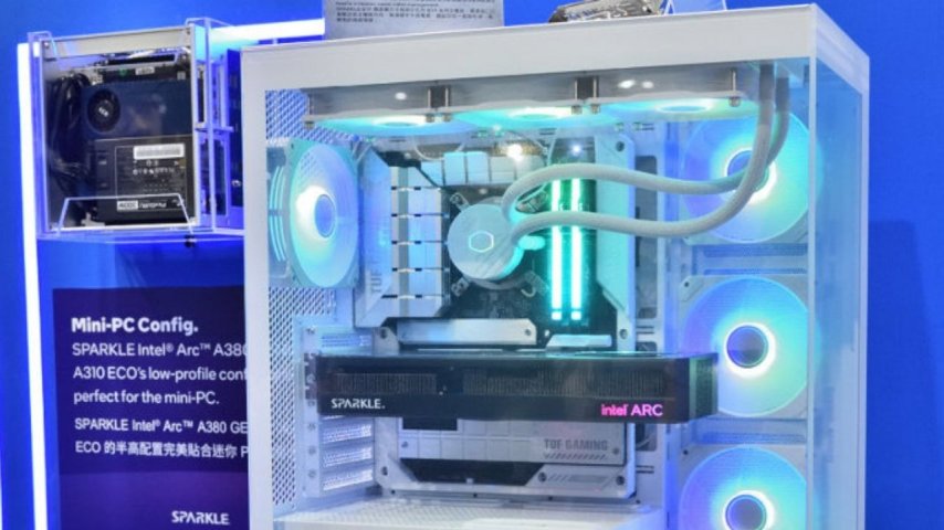 Sparkle, sıvı soğutmalı Intel Arc ekran kartlarını gösterdi