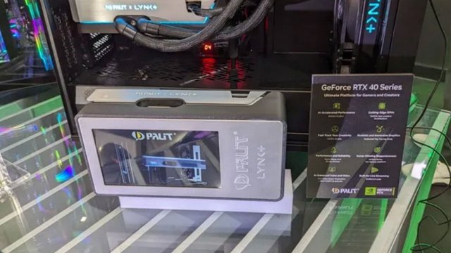 Palit, Lynk+'ın 7 inç ekranlı ve kavramsal LSS'li ekran kartını gösterdi