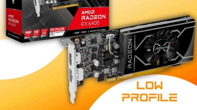ASRock, Radeon RX 6400 ekran kartını raflara koydu