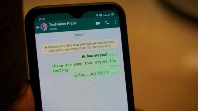 WhatsApp yazı fontu stilleri nasıl değiştirilir 2024