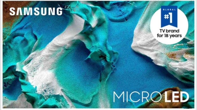 Samsung, fiyatı 150 bin dolara kadar çıkan çerçevesiz Mikro LED TV'leri piyasaya sürdü