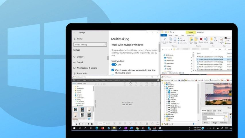 Windows 10 ekranı ikiye bölme, 3'e bölme nasıl yapılır?