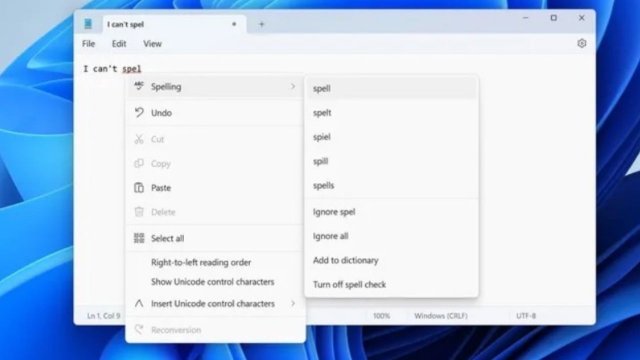 Microsoft, Windows NotePad'i 40 yıl sonra güncelledi