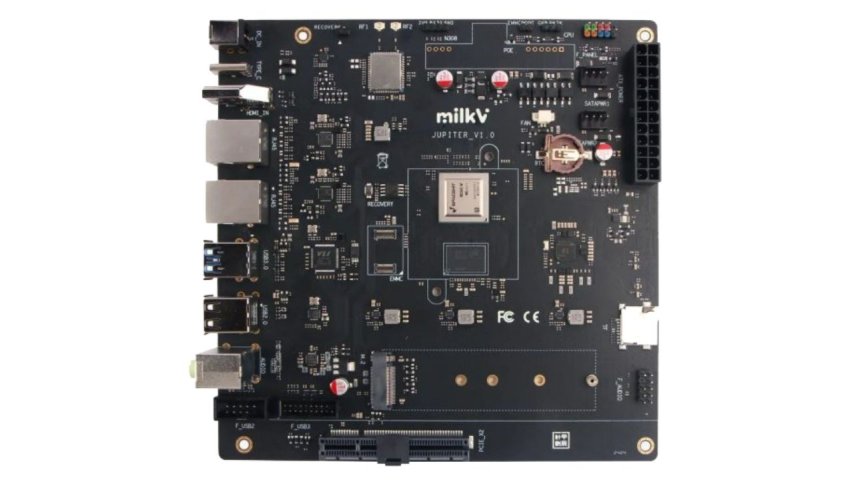 Mini-ITX kartı Milk-V Jupiter, sekiz çekirdekli bir RISC-V yongası aldı