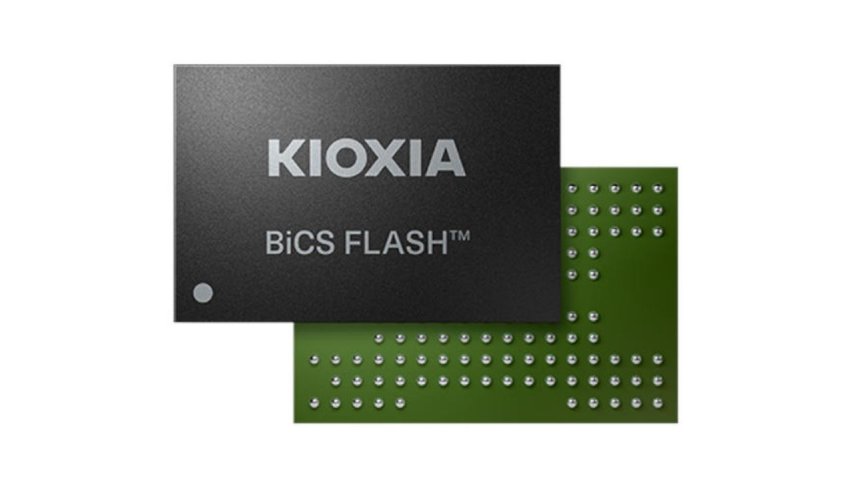 Kioxia, 2 Tbit 3D QLC NAND bellek kristallerini tanıttı