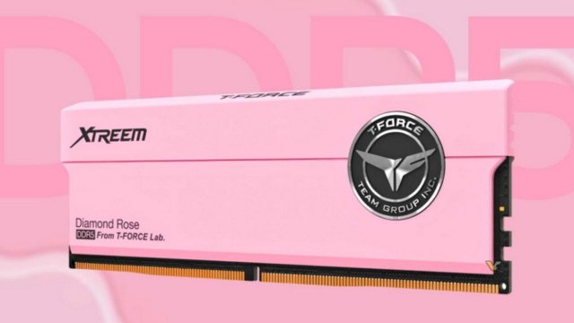 Pembe renkli T-Force Xtreem DDR5 RAM'ler tanıtıldı