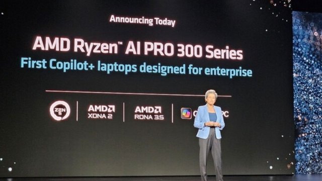 AMD, kurumsal dizüstü bilgisayarlar için Ryzen AI Pro 300 işlemcilerini tanıttı