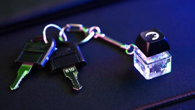Gamepower Mavi Switch Klavye Tuşu Anahtarlık (RGB'li ve RGB'siz)