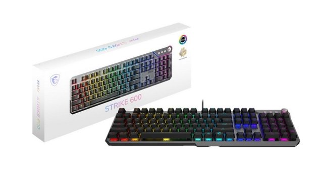 MSI, yeni mekanik klavyesi Strike 600 modelini tanıttı