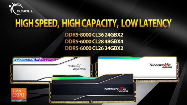 G.Skill, AMD Ryzen için En Hızlı DDR5 RAM Modelini Tanıttı