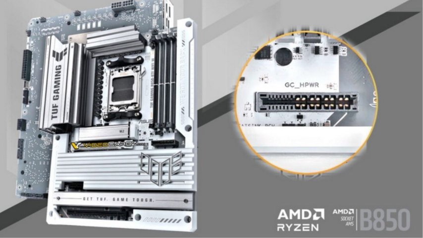 Güç bağlantıları arkada olan ilk ASUS anakartı AMD B850 tanıtıldı
