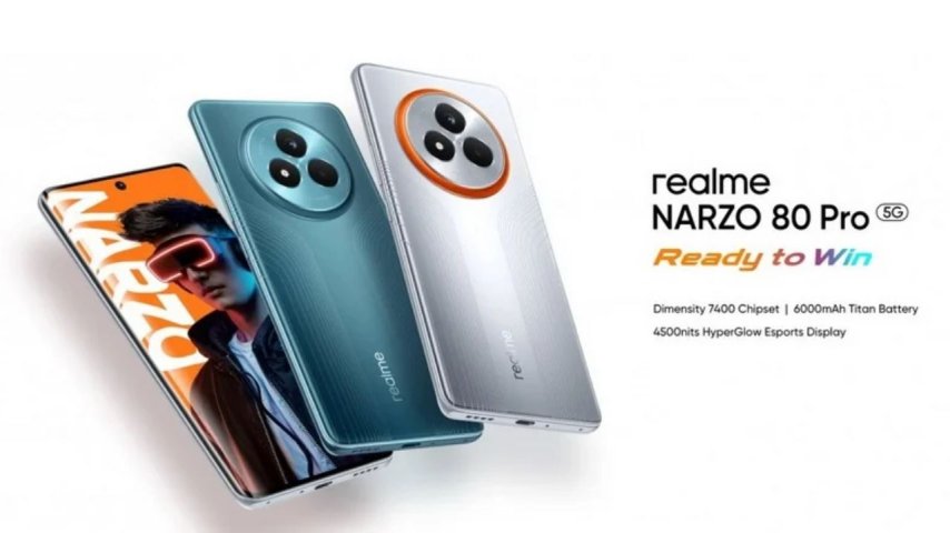 Realme, Narzo 80x ve Narzo 80 Pro'yu tanıttı
