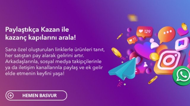 Paylaştıkça Kazan Link Nasıl Üretilir?
