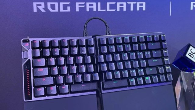 Asus, ROG Falcata Split Gaming Oyuncu Klavyesini Tanıttı
