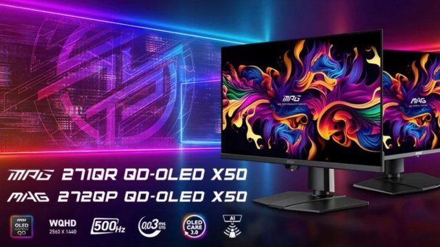 MSI, Dünyanın İlk 27 İnç 500Hz 1440p QD-OLED Monitörlerini Duyurdu
