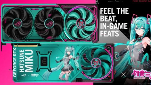 Asus, GeForce RTX 5080 Hatsune Miku Edition Ekran Kartını Tanıttı