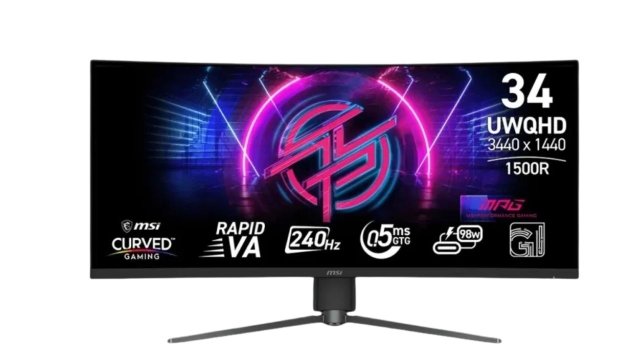 MSI, 240 Hz 34 İnç Kavisli MPG 346CQRF X24 Monitörünü Tanıttı