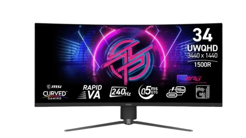 MSI, 240 Hz 34 İnç Kavisli MPG 346CQRF X24 Monitörünü Tanıttı