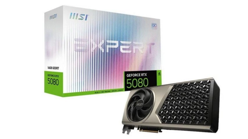 MSI GeForce RTX 5080 16G Expert OC Ekran Kartı Tanıtıldı