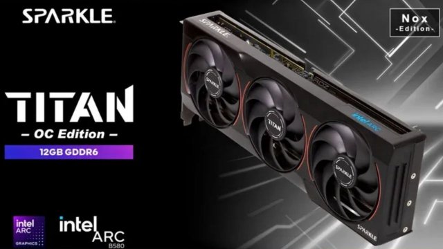 Sparkle Arc B580 Titan Nox Edition Ekran Kartı Tanıtıldı!