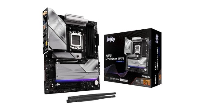 ASRock, 25 USB Portlu X870 LiveMixer WiFi Anakartını Tanıttı