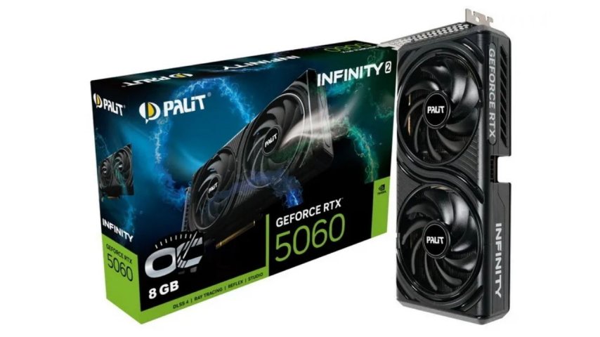 Palit, Çift Fanlı RTX 5060 Infinity 2 OC Ekran Kartını Tanıttı