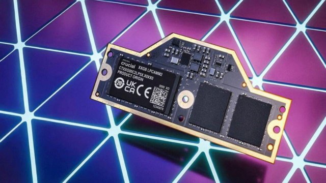 Crucial, dizüstü bilgisayarlar için 8533 MT/s hızında LPCAMM2 LPDDR5X bellek çıkardı