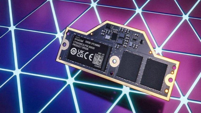 Crucial, dizüstü bilgisayarlar için 8533 MT/s hızında LPCAMM2 LPDDR5X bellek çıkardı