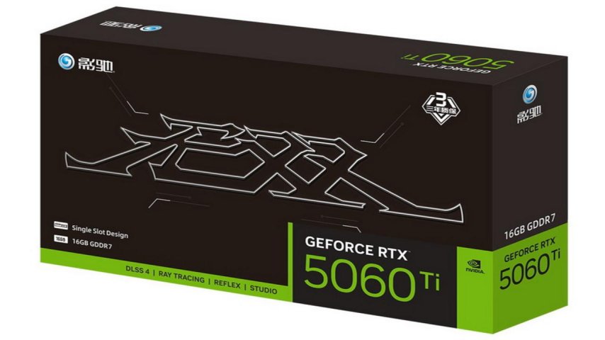 Galax, Tek Slotlu GeForce RTX 5060 Ti Ekran Kartını Tanıttı