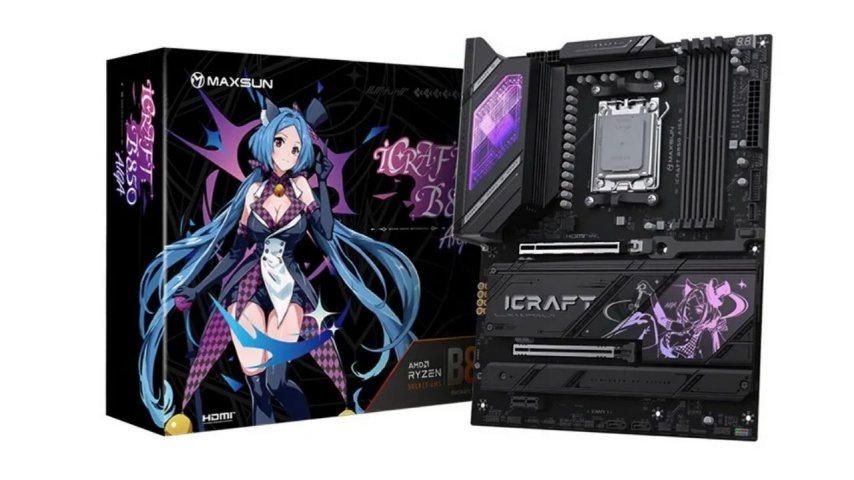 MaxSun, AMD işlemcilerine özel MS-iCraft B850 Aiga Anakartını Tanıttı