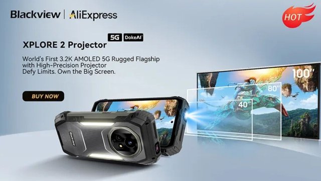 Blackview, kendinden projektörlü Xplore 2 Projector akıllı telefonu tanıttı