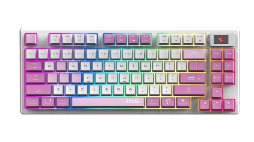 MSI FORGE GK600 TKL Wireless Violet Mekanik Klavye İncelemesi