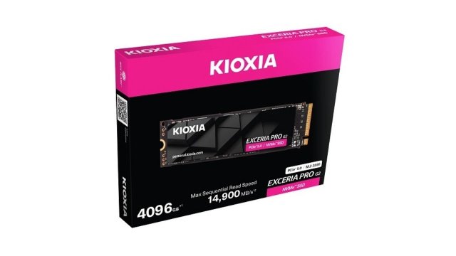 Kioxia, Exceria Pro G2 SSD'lerini Piyasaya Sürdü