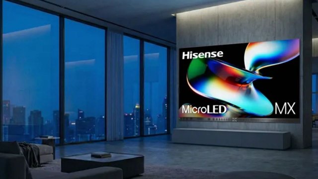 Hisense, dünyanın ilk RGBY MicroLED TV'si olan 163 inçlik 163MX'i duyurdu