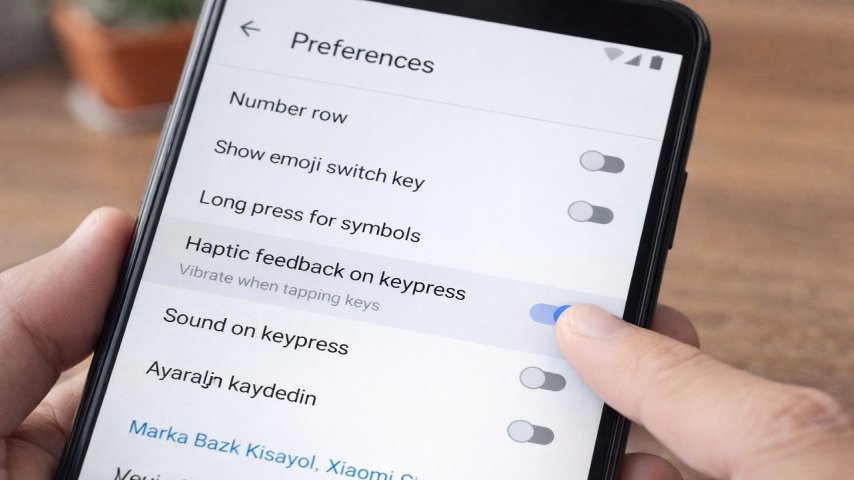 Akıllı Telefonlarda Klavye Titreşimi Nasıl Açılır/Kapatılır?