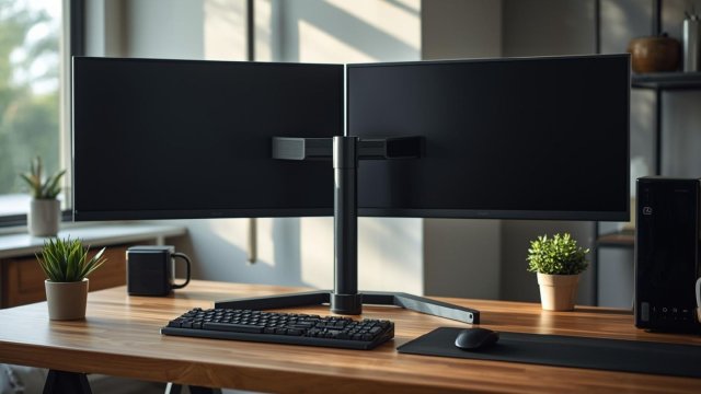 Çoklu Monitör Standı için Bilgisayar Masası Önerisi