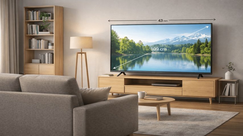 43 inç TV Kaç cm? Doğru Ekran Seçimi İçin Bilmeniz Gerekenler