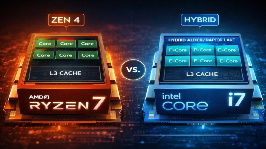 AMD Ryzen 7 ile Intel i7 İşlemciler: Hangisi Daha Güçlü?