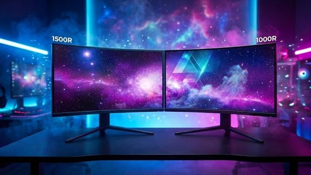 1500R ve 1000R Kavisli Monitör Arasındaki Fark