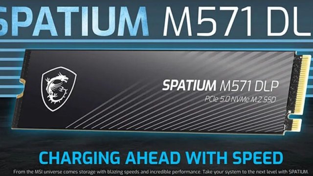 MSI, Spatium M571 DLP SSD'yİ tanıttı