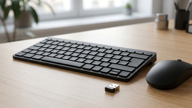Tek USB ile Çalışan Kablosuz Klavye Mouse Setler