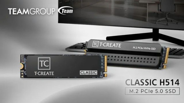 TeamGroup, T-Create Classic H514 PCIe 5.0 SSD'yi Tanıttı