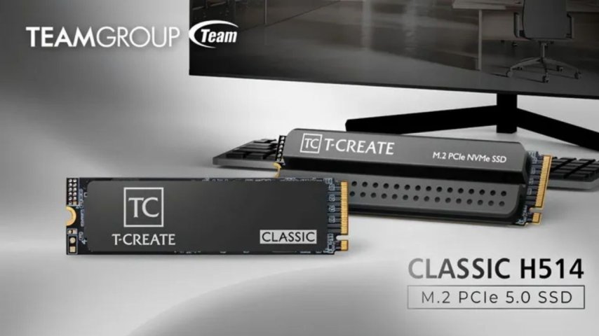 TeamGroup, T-Create Classic H514 PCIe 5.0 SSD'yi Tanıttı
