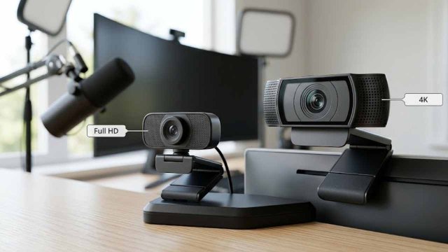 Yayıncılar İçin Full HD ve 4K Web Kamera Karşılaştırma