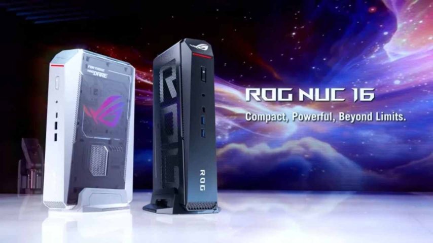 Asus, PS5'ten küçük ama 7,5 kat daha pahalı olan oyun bilgisayarı ROG NUC 16'yı duyurdu