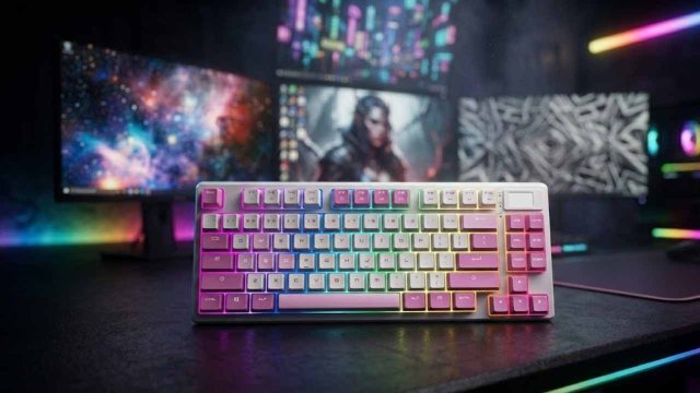 MSI Forge GK600 Violet TKL Mekanik Klavye İncelemesi Yorumları