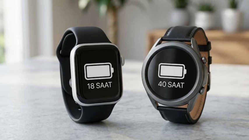 Apple Watch ve Galaxy Watch Pil Ömrü Karşılaştırma