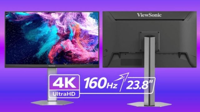 ViewSonic, oyuncular için 23,8 inçlik 4K 160Hz IPS monitörünü tanıttı