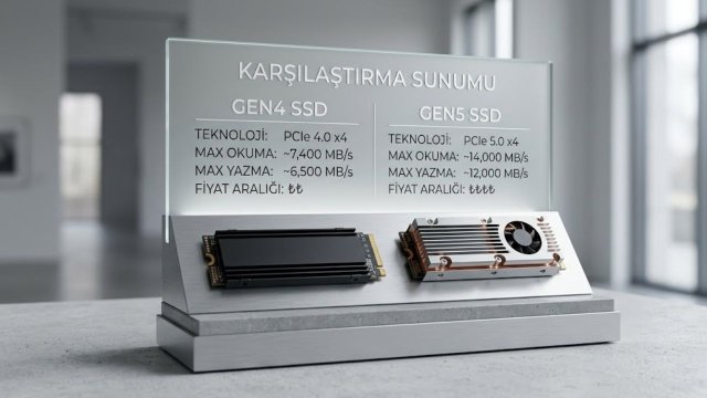 Gen5 SSD mi Gen4 mü Hız Farkı ve Fiyatları
